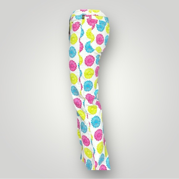 Versace Jeans Neon Floral Printed Pants 🌸 - Picture 4 of 7